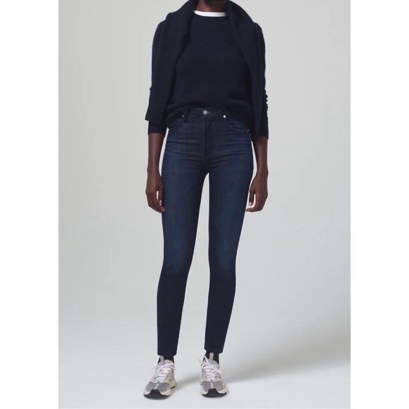 NWT Citizen Of Humanity Chrissy Uber High Rise Skinny Jeans - Picture 1 of 12